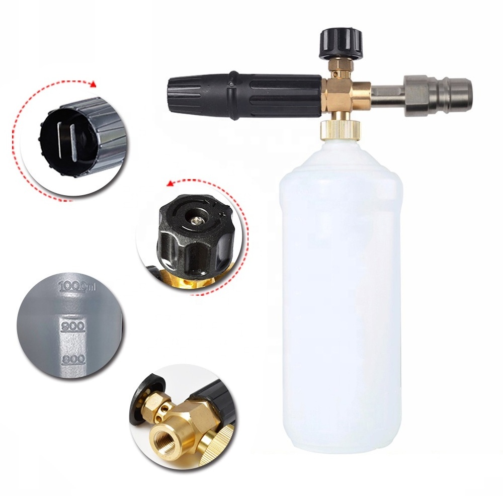 Professional Pressure Washer Foam Gun Kit Water Spray Gun Snow Foam Lance Foam Cannon Kit with PA Quick Connector