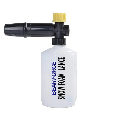 High Pressure Washer Power Washer DIY Household Foam Cannon Snow Foam Lance Foam Nozzle with Adapter & 0.6L Translucent Bottle