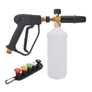 Pressure Washer Professional Foam Gun Kit Snow Foam Lance Foam Cannon Spray Tips Nozzle Holder 280 Bar 4000 PSI