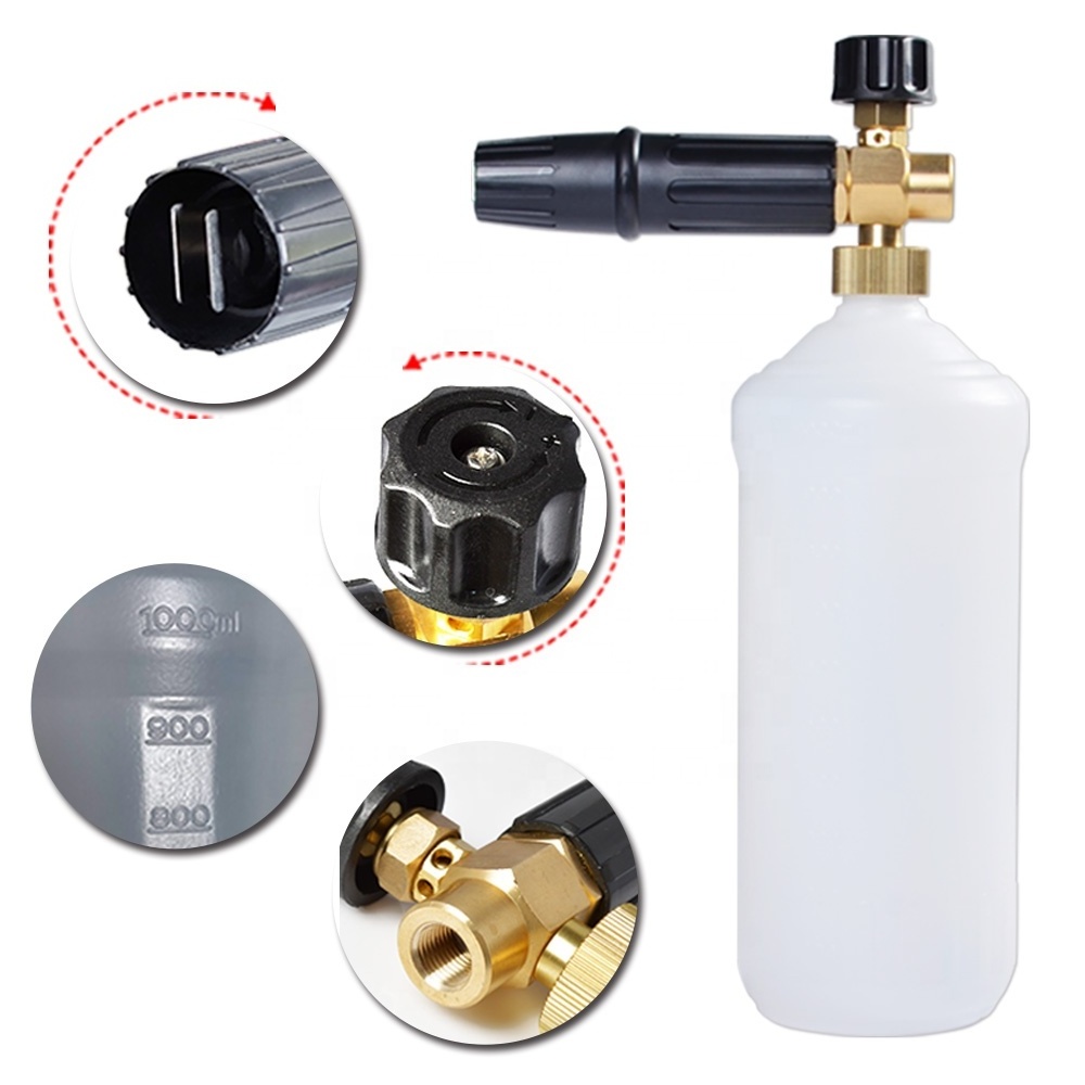 Pressure Washer Foam Maker High Pressure Soap Foamer Car Washer Foam Generator Snow Foam Cleaner