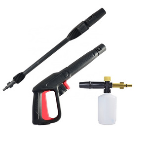 High Pressure Car Wash Foam Spray Gun Kit Water Spray Gun Snow Foam Lance Foam Cannon Kit for BOSH AR B&D Pressure Washer