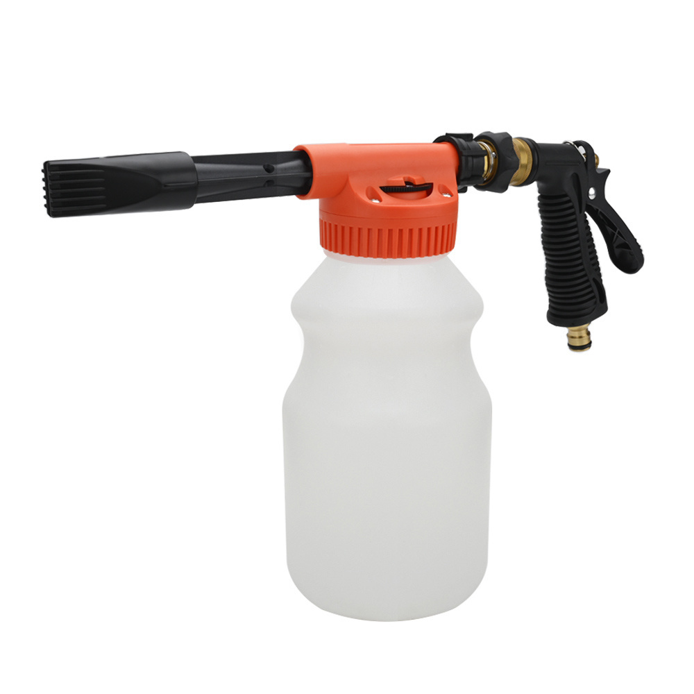 Garden Hose Foam Gun Car Wash Low Pressure Soap Gun Foam Cannon with 2000 ml 64 oz Tank