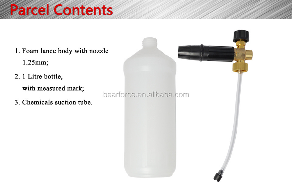 Pressure Washer Foam Maker High Pressure Soap Foamer Car Washer Foam Generator Snow Foam Cleaner