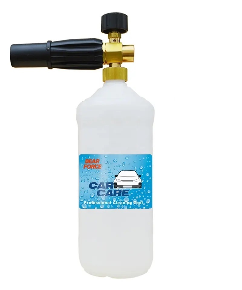 Pressure Washer Soap Gun High Pressure Soap Foamer Car Washer Snow Foam Lance Foam Cannon with Translucent Bottle & Adapter