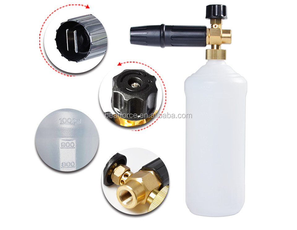 Pressure Washer Foam Maker High Pressure Soap Foamer Car Washer Foam Generator Snow Foam Cleaner