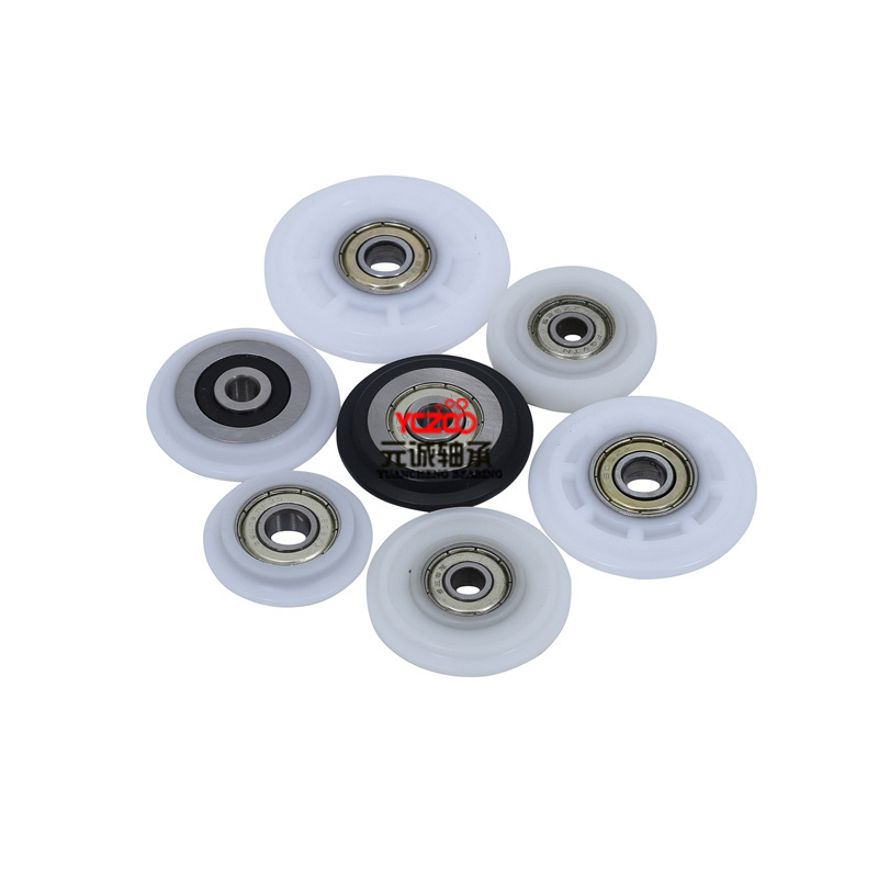 wardrobe cabinet  roller plastic  wheel  for heavy sliding  door