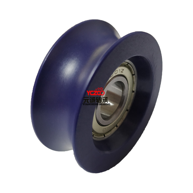 YCZCO Ball Bearing Wheels for Aluminium Sliding Door and Window OEM Furniture Plastic Nylon Roller Wheel with 608zz Bearing