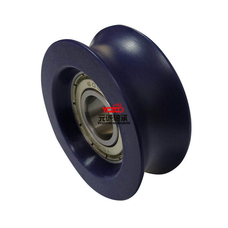 YCZCO Ball Bearing Wheels for Aluminium Sliding Door and Window OEM Furniture Plastic Nylon Roller Wheel with 608zz Bearing