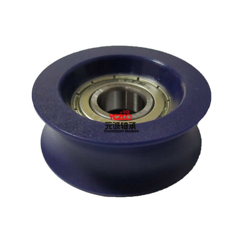 YCZCO Ball Bearing Wheels for Aluminium Sliding Door and Window OEM Furniture Plastic Nylon Roller Wheel with 608zz Bearing