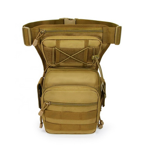 Outdoor Waterproof Thigh Drop leg waist bag Camouflage Waist Belt Hip Motorcycle Tactical Thigh Leg Bag