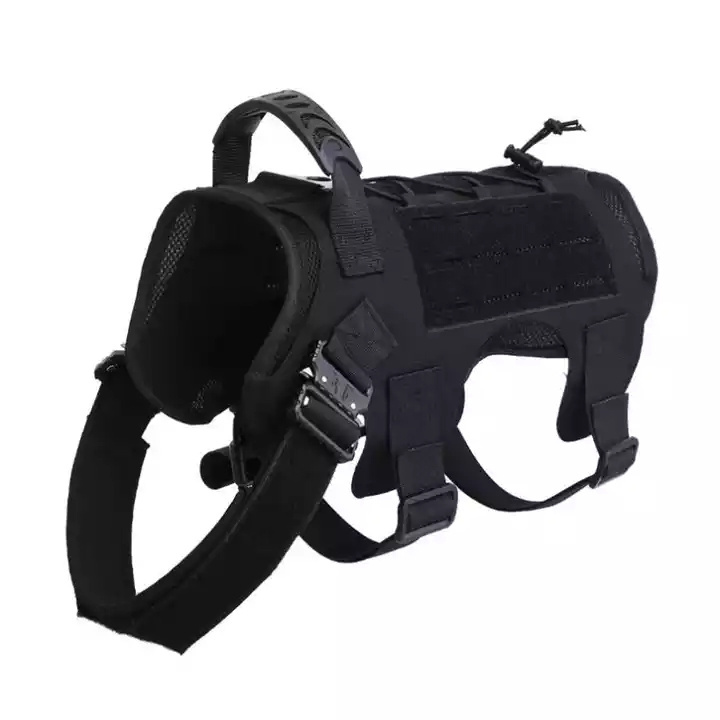 Wholesale Pet dog trainer vest molle Large Size tactical Training Harness cooling vest for dogs