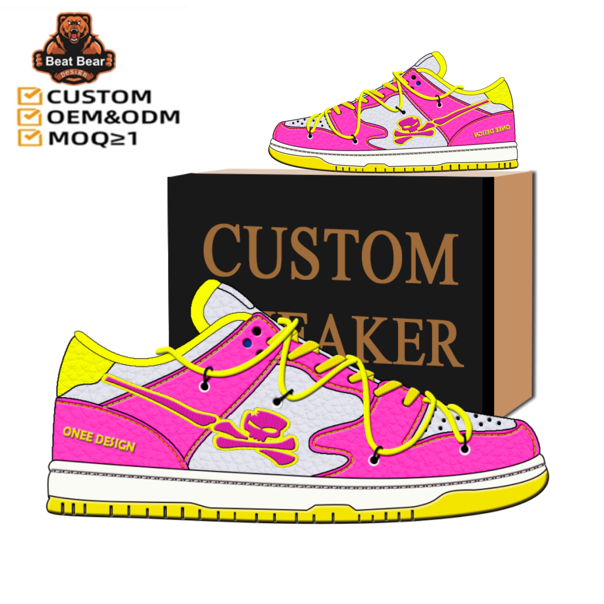 Custom SB OEM/ODM High Quality Genuine Leather Factory Wholesale Logo Customization Men's Fashion Casual Sneakers Board Shoes