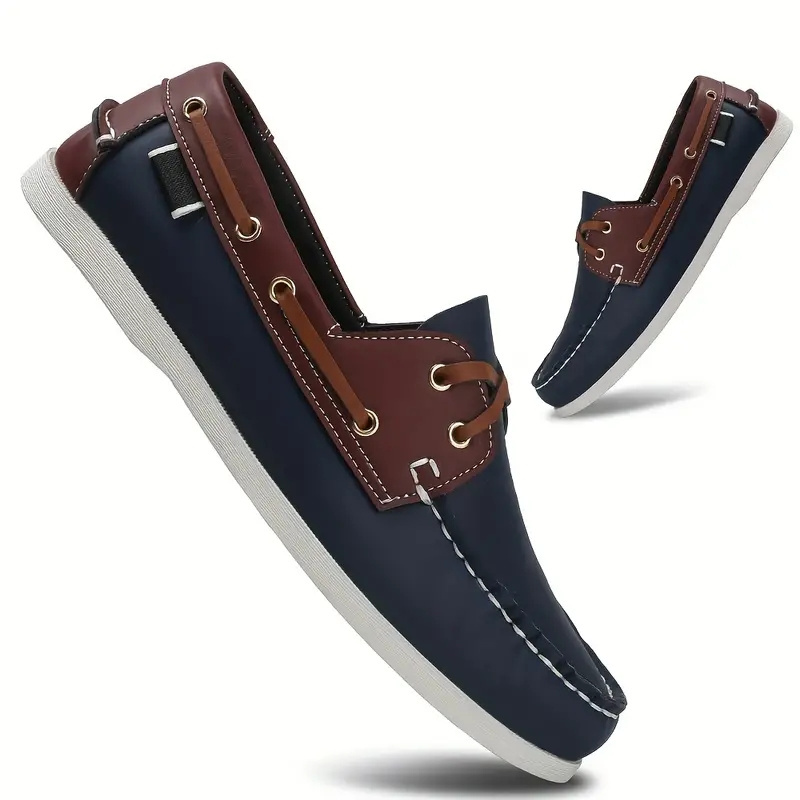 Customize Slip on Men Casual Boats Shoes Comfortable Men Walking Moccasins Casual Business Boat Shoe