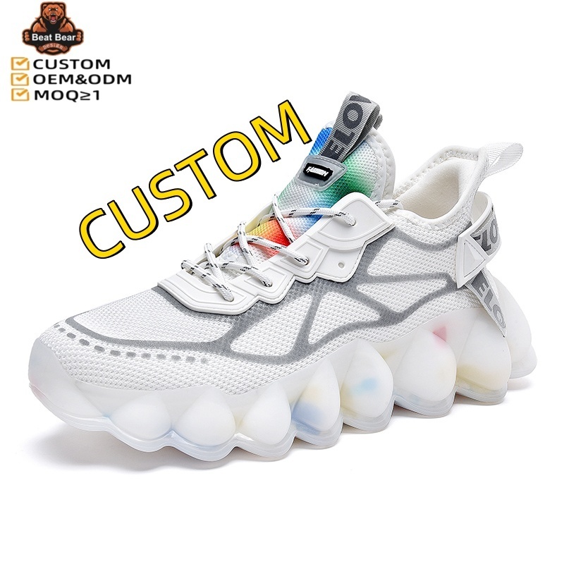 New Fashion Sneaker Men Casual Custom Sports Shoe Design Men Chunky Dad Sneaker Shoes With Own Logo Custom Running Shoes