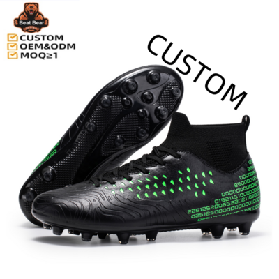 Professional Football Shoes Men Soccer Boots For Wholesales Soccer Shoes Cheap Artificial Turf Grass  custom men's shoes