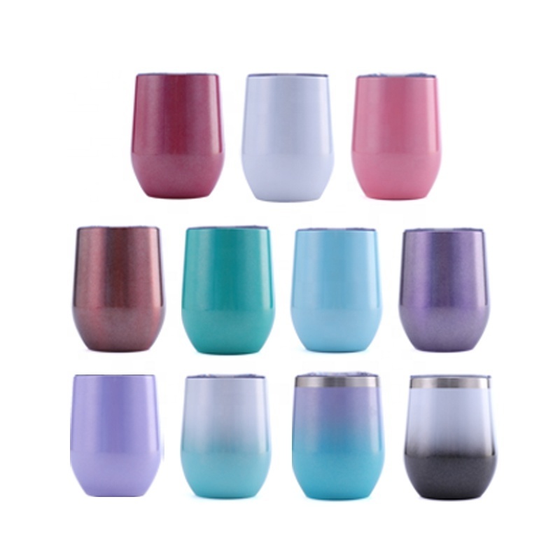 Popular Double Wall Wine Tumblr Mug Custom Blank Stainless Steel Tumbler Cups dessert cups glass