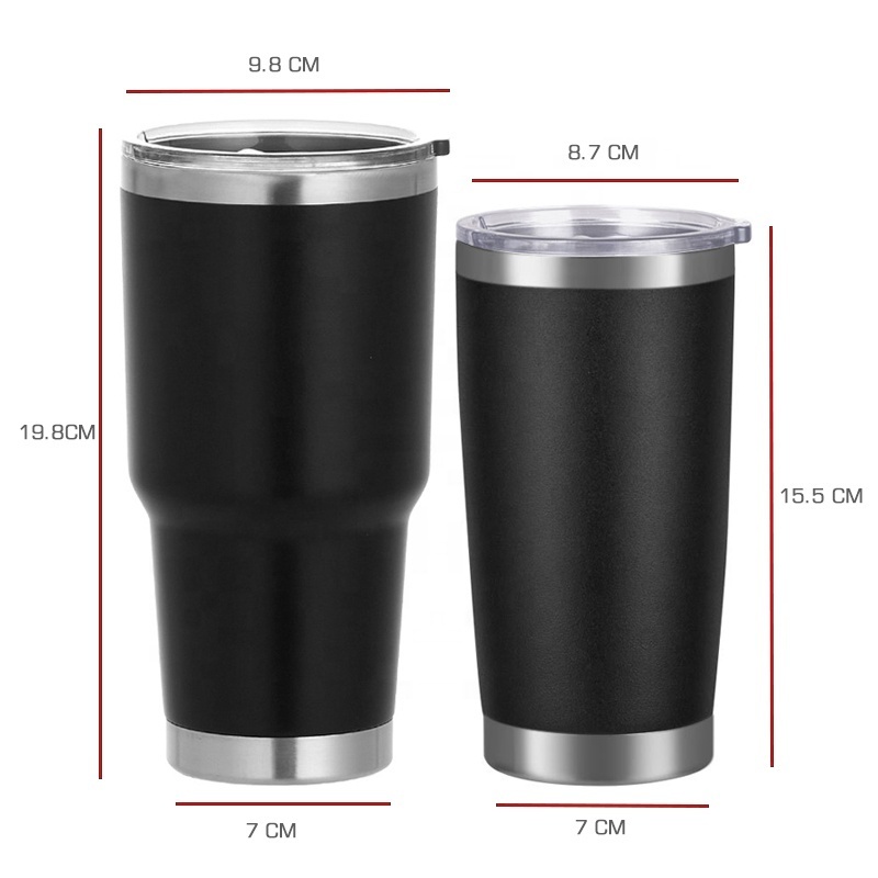 2024 New Design Top Sell Beauchy Food Grade Tumbler Cup 20oz 30oz Stainless Steel Vacuum Insulated Wholesale Beer Tumbler