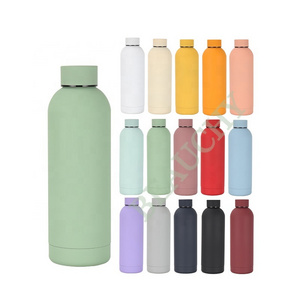 500ml 750ml 1000ml Large Capacity Round Stainless Steel Water Bottle Customized Wholesale Vacuum Flask Travel Sport Bottle