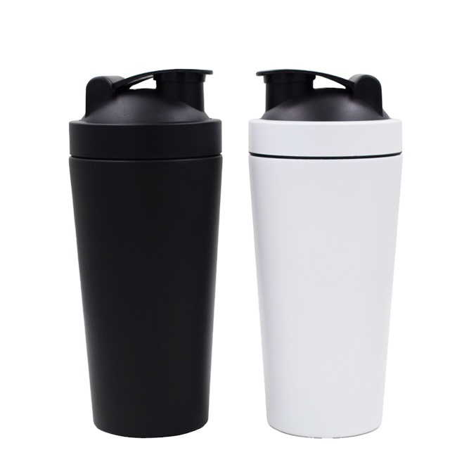 750ml 304 stainless steel shaker bottle wholesale bpa free custom logo protein shaker bottles