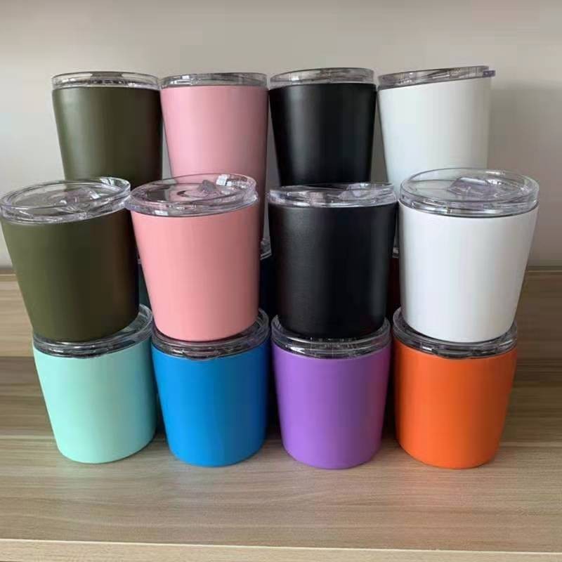 Wholesale 8oz 12oz Mini Stainless Steel 304 Vacuum Insulated Cups Drinking Tumbler Coffee Mugs Travel Tumbler