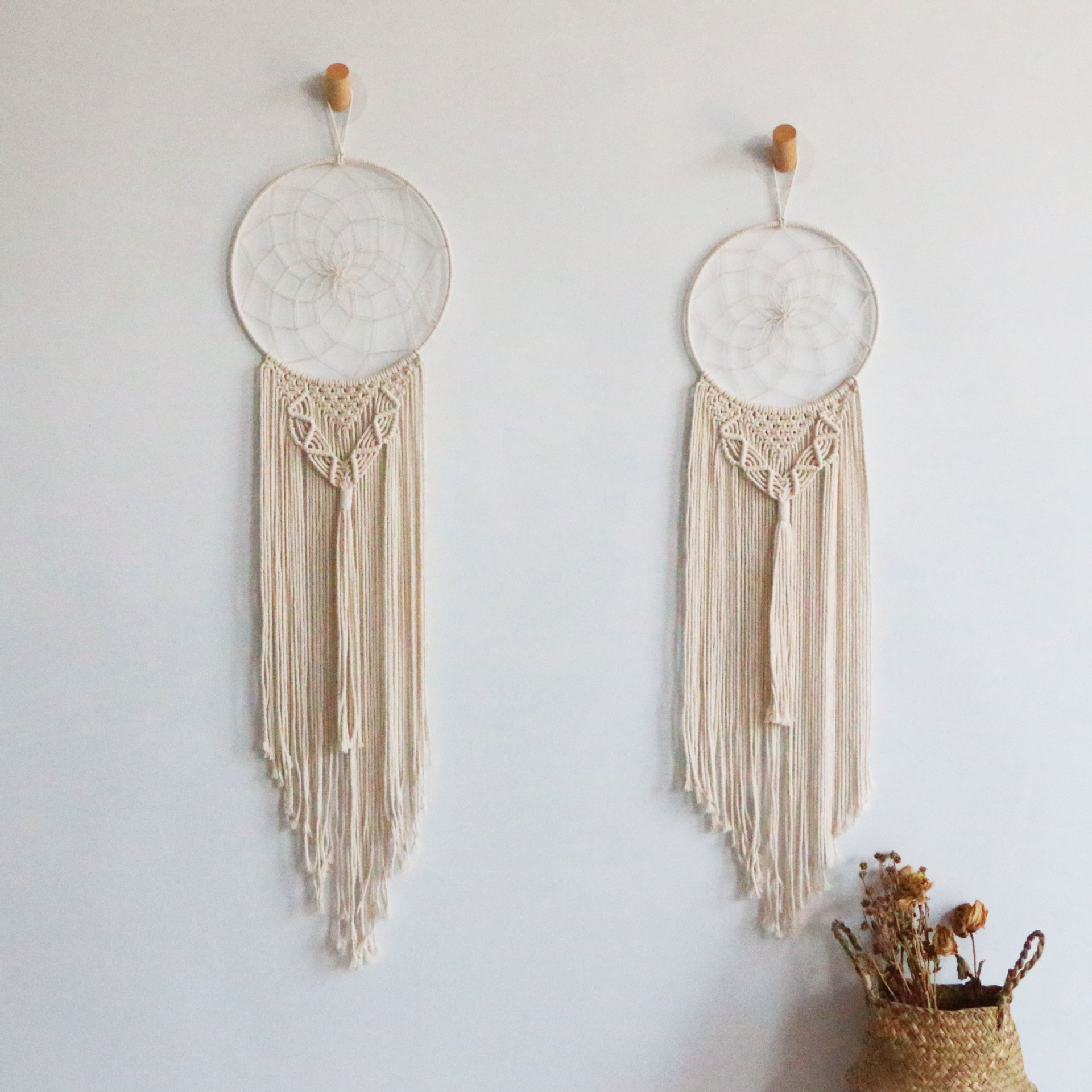 Handmade Sun Dream Catchers Wall Decoration Bohemian Hippie Decor