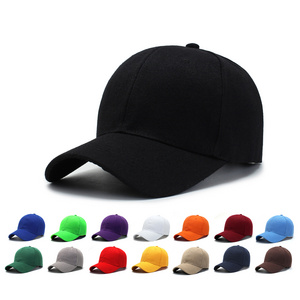 Korean Casual Solid Color Casual hat Unisex Sport Casual Cap Custom Hip Hop Cap