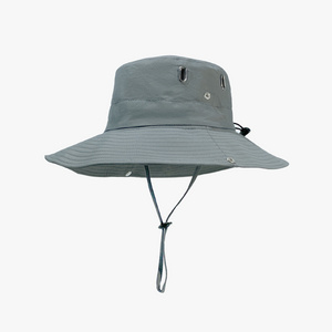 Wholesale Outdoor Fishing Hats Flat Top Wide Brim Hat