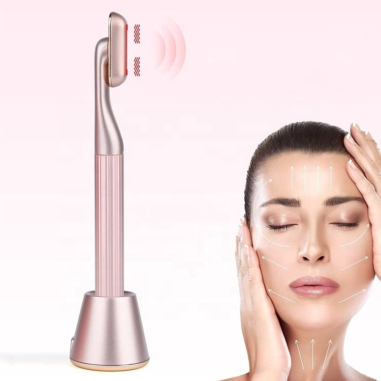 Rechargeable Beauty Device Eye Beauty Pen Hot Compress Eye Massager Red Light Therapy Eye Wand