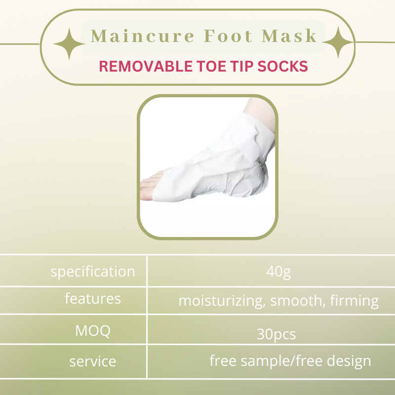 private label customize natural finger feet Moisturizing Manicure foot mask glove