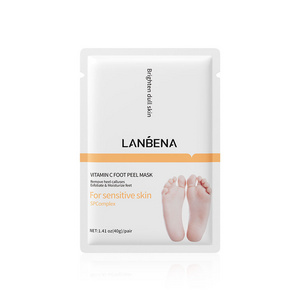 LANBENA Foot Skin Treatment Organic Nourishing Exfoliate Peel Vitamin C Foot Mask For Women Beauty Products Liquid Foot Care