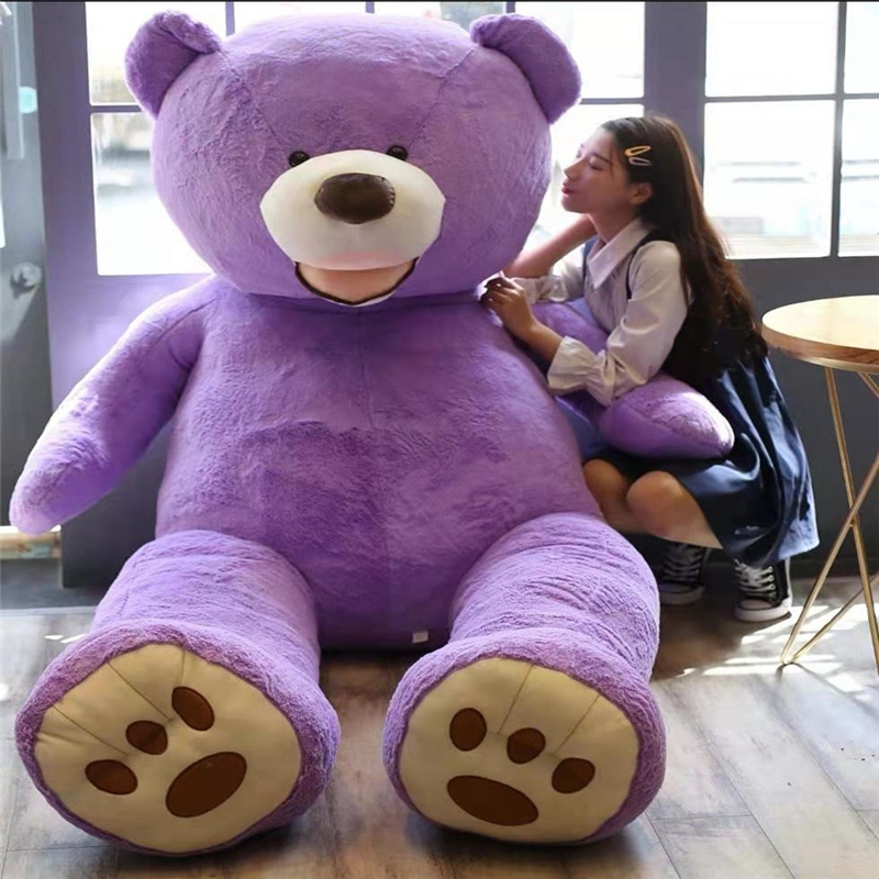 Wholesale Giant Teddy Bear Skin Plush Toy Super Soft High Quality Animal Doll Unisex Big Bear Teddy