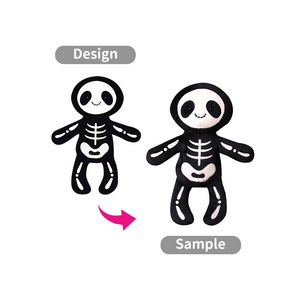 Plush toys customized Skeleton toy  custom plush toy  oem plush