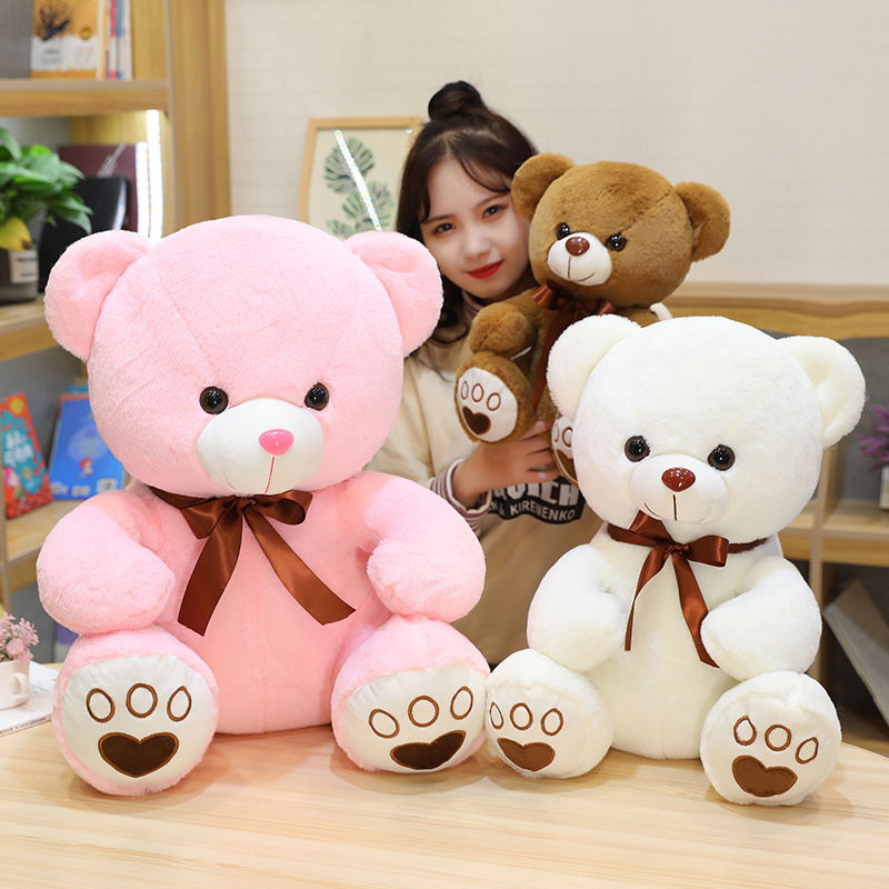 35cm 50cm 60cm Custom Valentine Teddy Bear Plush Toy Manufacturer Low Moq Plush Teddy Bear