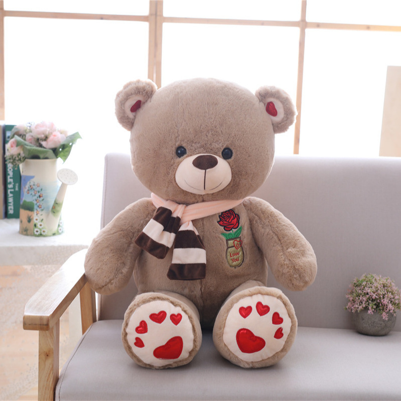 Teddy Bear Plush Toy with Back Zipper Bear Stuffed Huge Big Teddy Bear Plush Toy