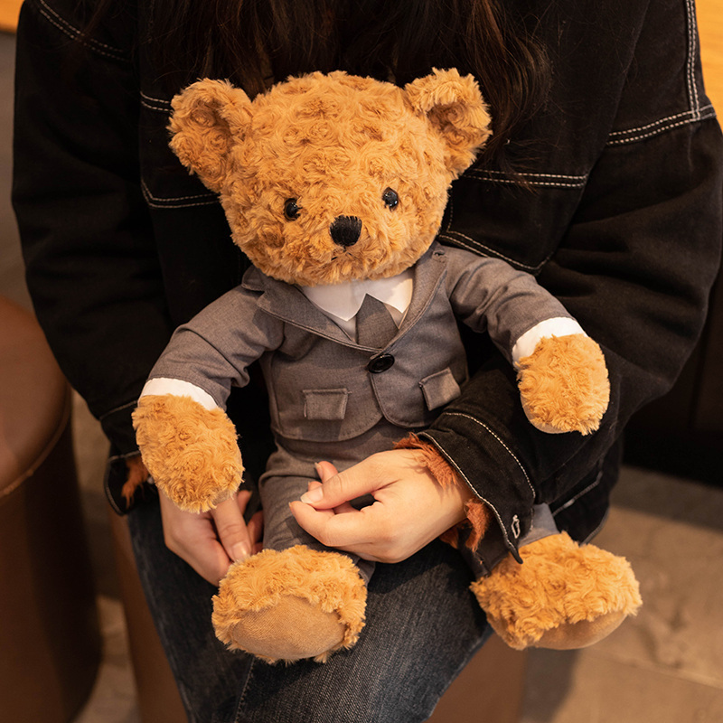 Factory Price Custom Doll Manufactures Teddy Bear With Different Colors T-shirt Plush Bear Toy Teddy Soft Toys For Kids Gift