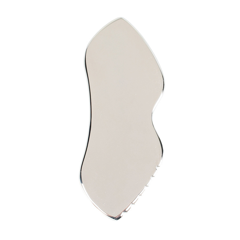 Facial Beauty Metal Guasha Board Body and Face Scraping Massage Tool Stainless Steel Gua Sha