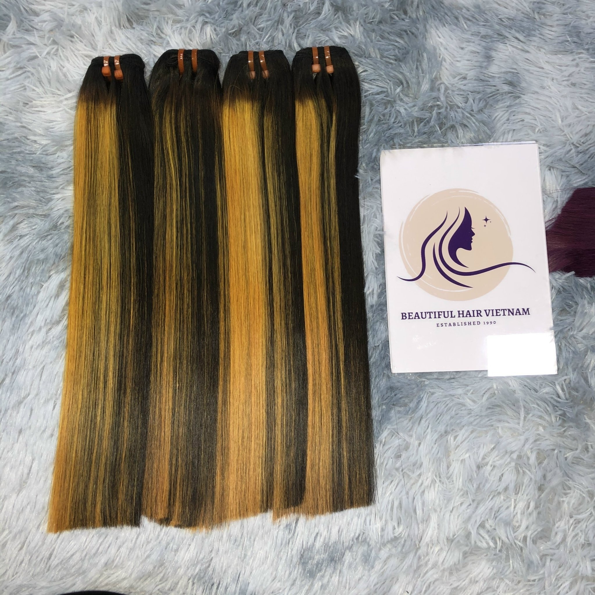 Wholesale Price Bonestraight No-Shedding High Quality Human Hair Extensions, Human Hair Extensions, Piano Color Hair For Women