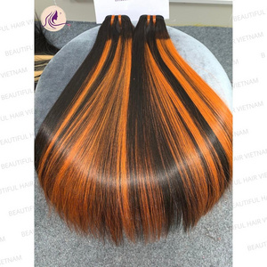 Wholesale Price Bonestraight No-Shedding High Quality Human Hair Extensions, Human Hair Extensions, Piano Color Hair For Women