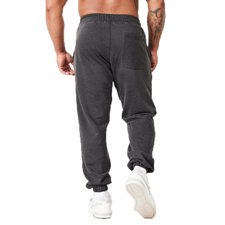 Custom Logo Sportswear 100% Cotton Heavyweight Men's Acid Wash Sweatpants Running Sports Gym Joggers