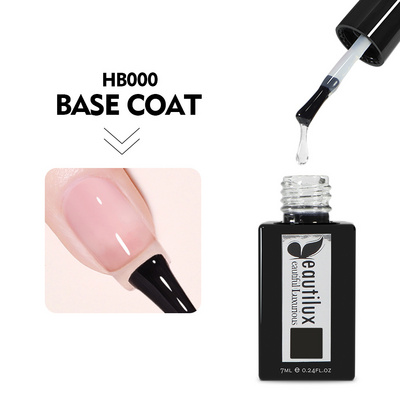 Beautilux  Hema Free Manicure Nail Art Painting uv Gel Soak Off 7ml Base & Top Coat Gel Polish