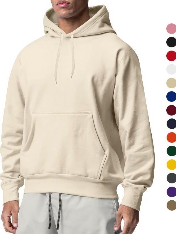 New Arrival Sublimation Printing Polyester Hoodie Pullover Multi Colors Fleece Blank Plain Custom Logo White hoodies for Men