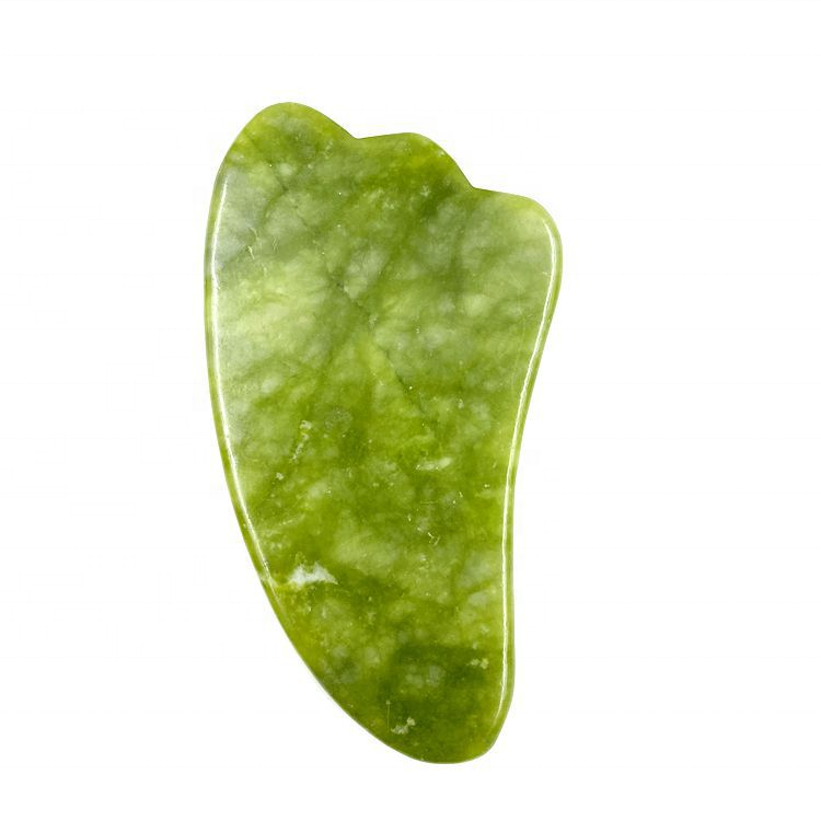 Green Jade Stone Gua Sha Stone Set Facial Lifting Tool Body Massager Guasha Board For Relaxation