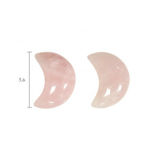 Jade Moon Shape Eye Mask & Jade Face Mask 100% All Natural Jade Soothe Stone Rose Quartz Eye Mask