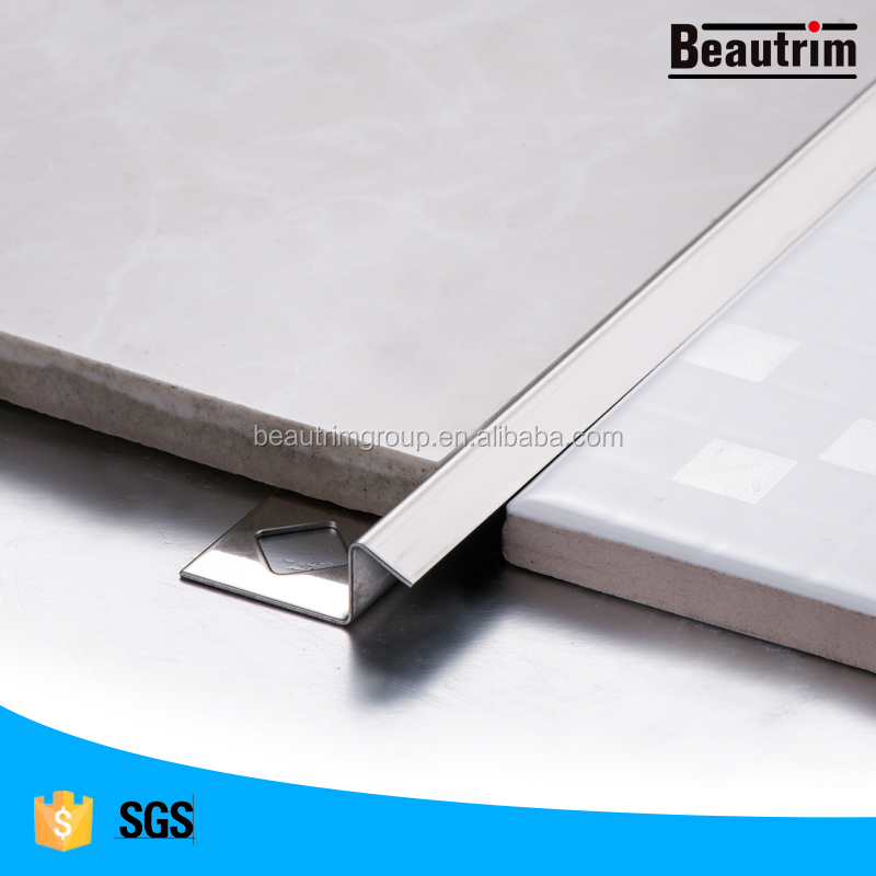 floor stainless steel transition strip tile edging trim