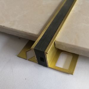 Movement Joint Tile Profiles Metal SUS304 Ceramic Edge Tile Trims PVC Stainless steel or Aluminum Alloy