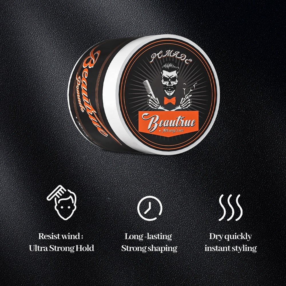 Private Label Professional Free Sample Test Men Hair Styling Product Manufacturer Matte Pomade Hair Clay Wax