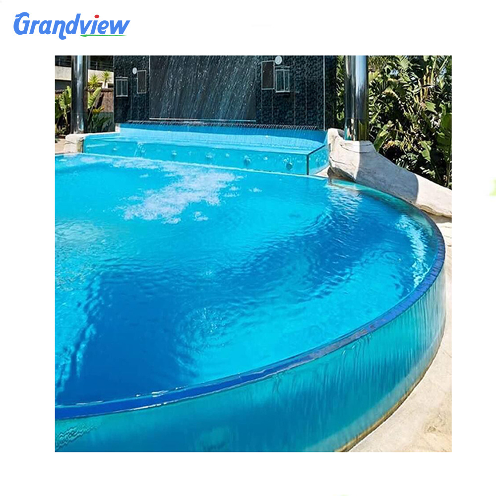 Fiberglass portable above ground acrylic swimming pool