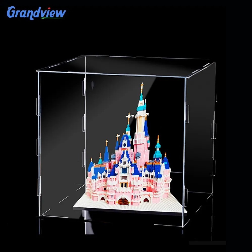 Wholesale Acrylic Lego Model Toy Display Case Clear Acrylic Storage Current Size Toy Figure Display Cases Acrylic Box Display