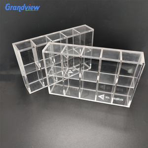 Wholesale High Quality Custom Size Style Color Acrylic Storage Box Lipstick Necklace Clear Acrylic Display Case