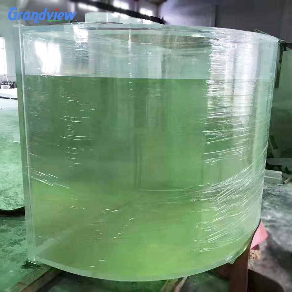 Massive 100mm Clear Acrylic Aquarium Tanks Cylinders Plastic Plexiglass Sheet Aquariums & Accessories Sustainable Wooden Pallet